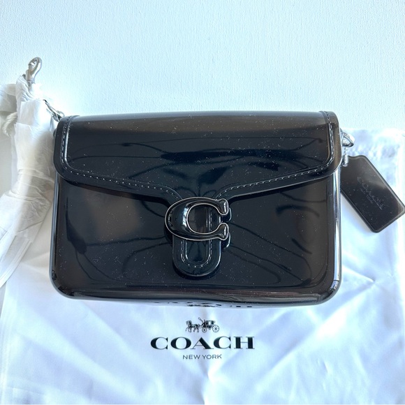 COACH Black Jelly Tabby Shoulder Bag - Picture 5 of 5